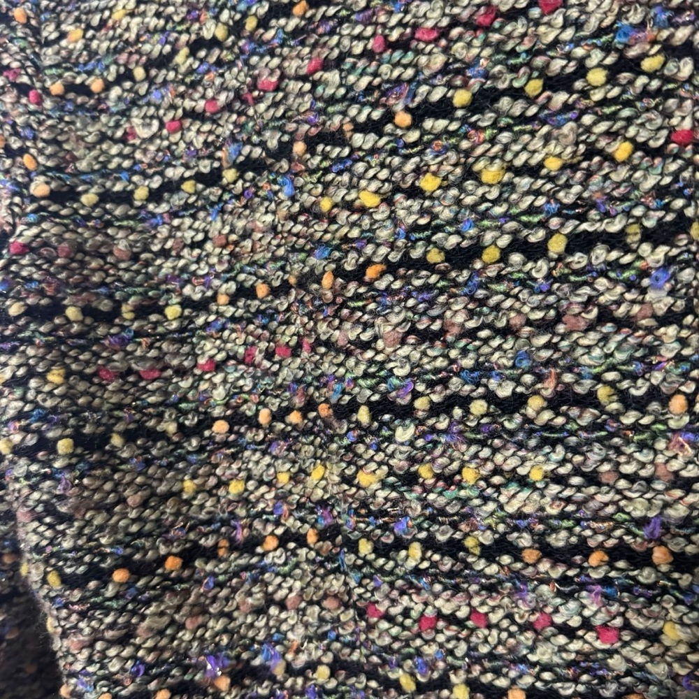 Sag Harbor Women's Tweed Blazer - Black and Gold holiday old money cottage - Picture 10 of 12